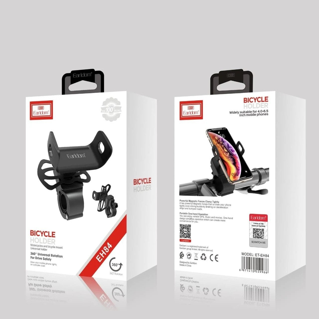 Earldom  360°Universal Holder For Motorcycle And Bicycle Mount Earldom  360°Universal Holder For Motorcycle And Bicycle Mount